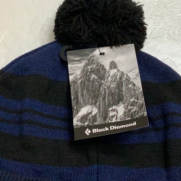 Black Diamond POM BEANIE - Black/blue - Picture 8 of 12